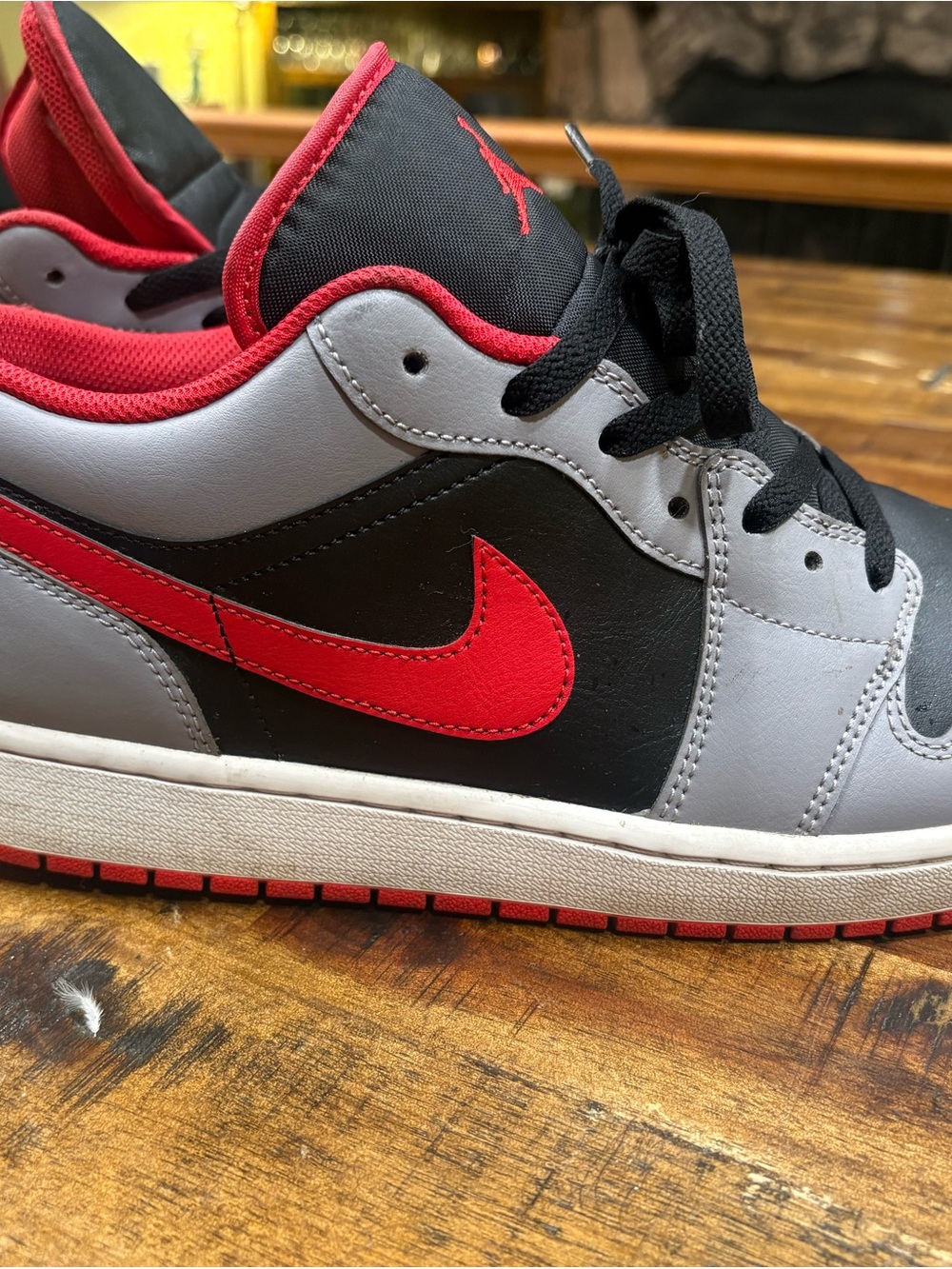 Nike Air Jordan 1 Low - Cement Fire Red - Picture 2 of 6